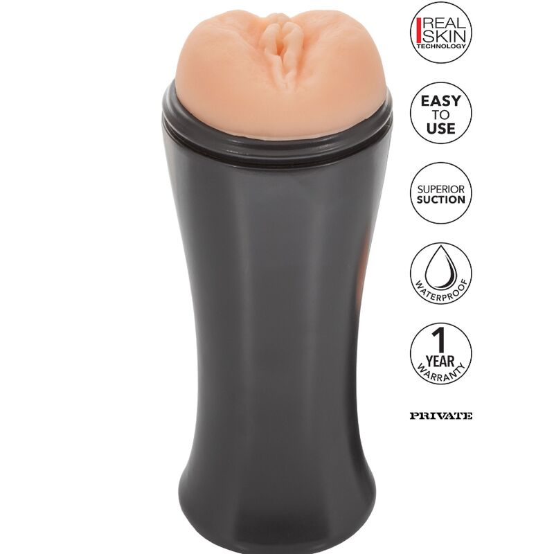 Masturbateur compact PRIVATE Original To Go — détail texture surface