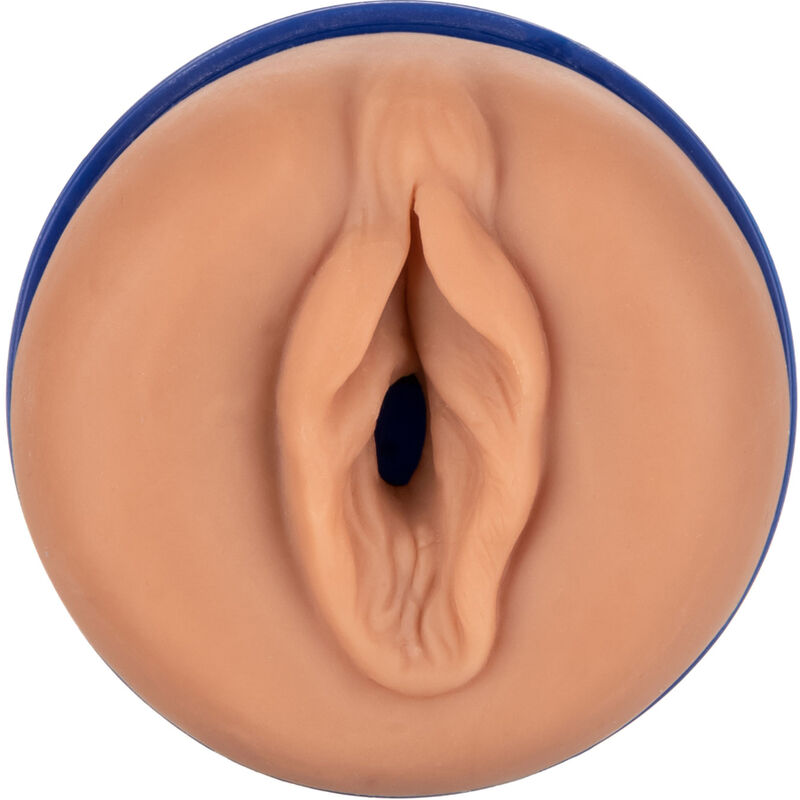 Masturbateur réaliste Alexa Tomas texture caramel — détail produit