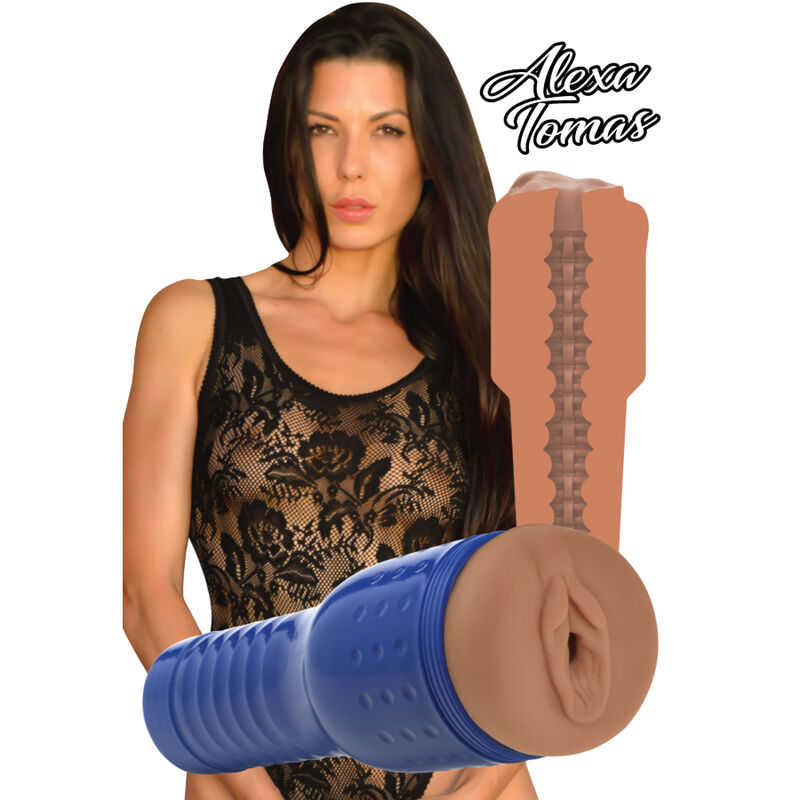 Masturbateur réaliste Alexa Tomas texture caramel — vue principale