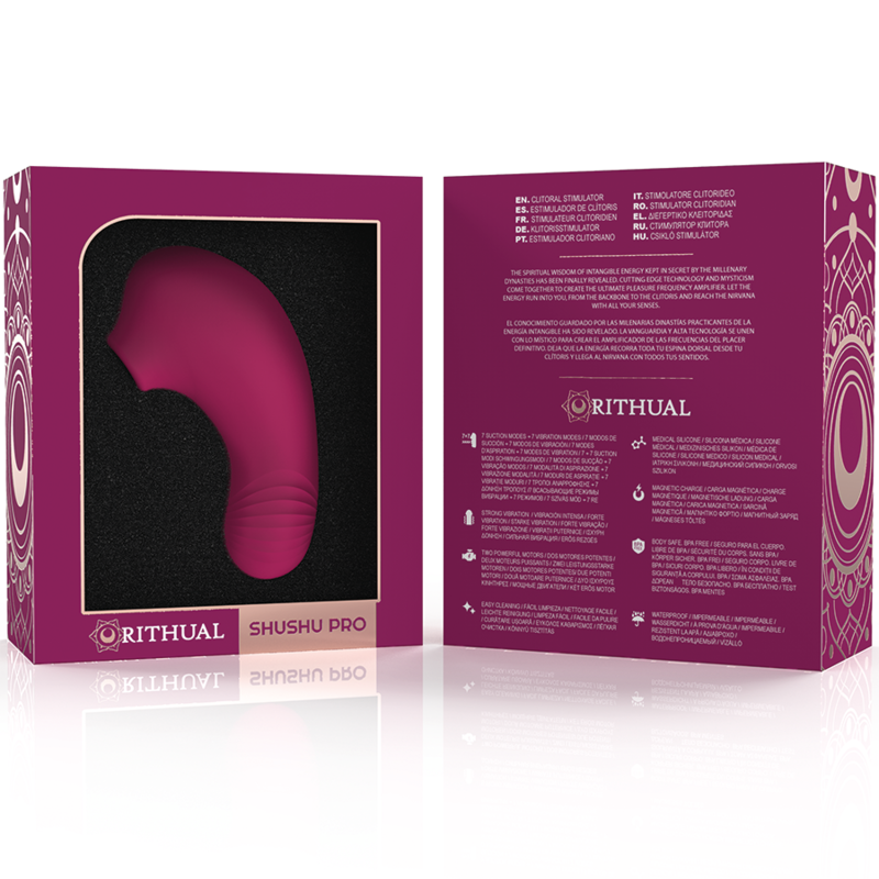 rithual stimulateur de clitoris de poche shushu pro 2 puissants moteurs dorchidees