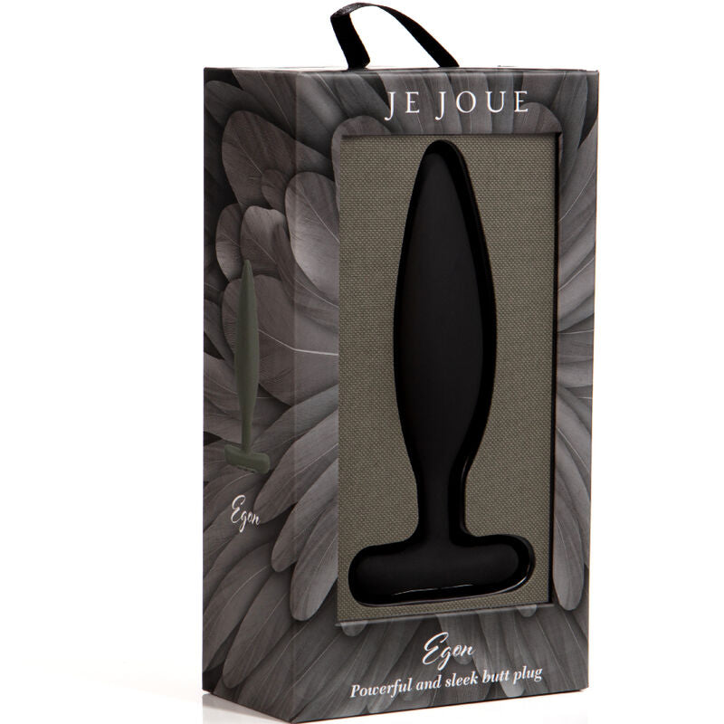 Vibrateur anal Egon silicone bords triangulaires — vue de profil