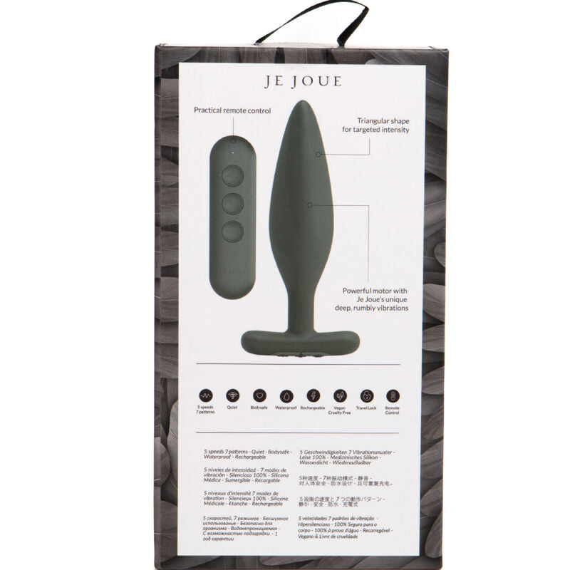 Vibrateur anal Egon silicone bords triangulaires — détail texture surface