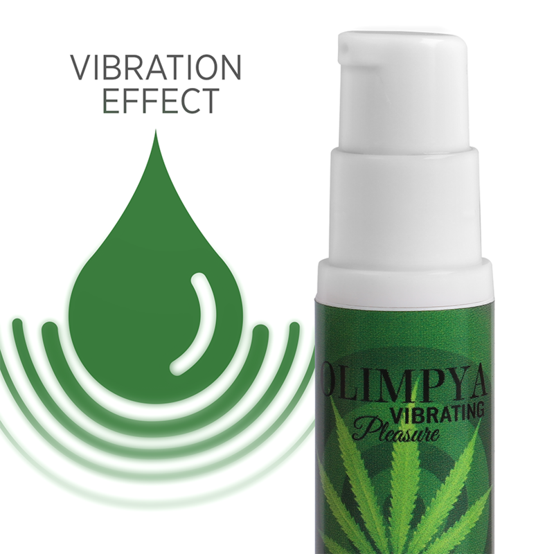 Huile stimulante unisexe aux graines de cannabis — vue de profil