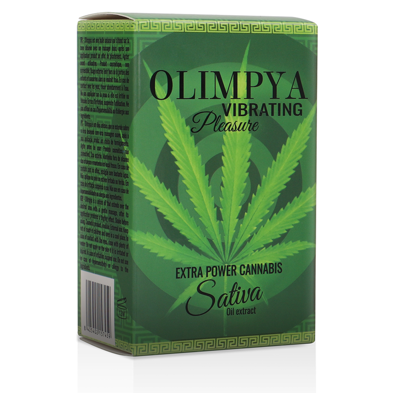 Huile stimulante unisexe aux graines de cannabis — détail texture surface