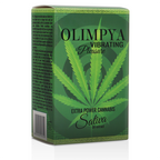 Huile stimulante unisexe aux graines de cannabis — détail texture surface