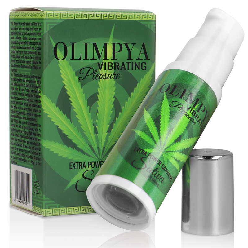 Huile stimulante unisexe aux graines de cannabis — vue de dos