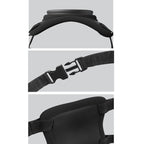 Harnais de cuisse à plaque ventouse pour gode — détail texture surface