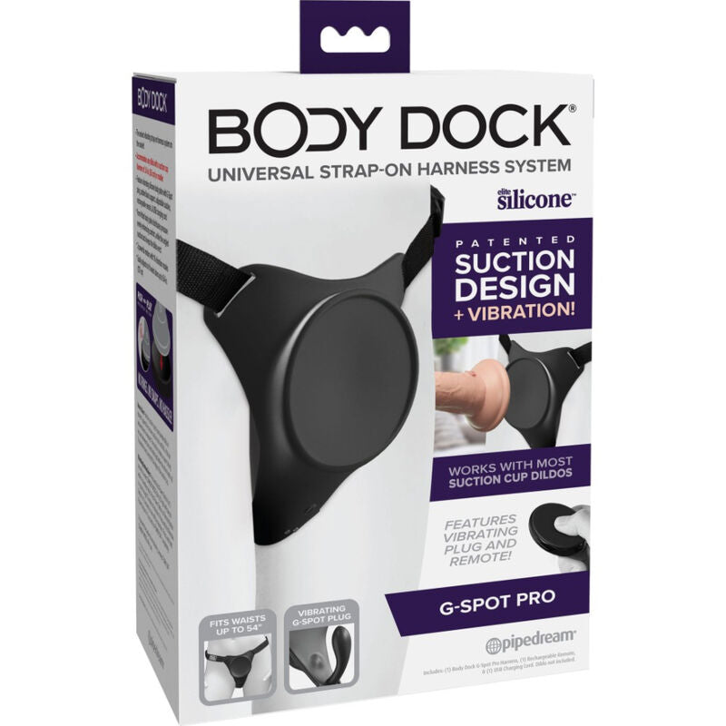 Harnais body dock vibrant g-spot pro — vue principale
