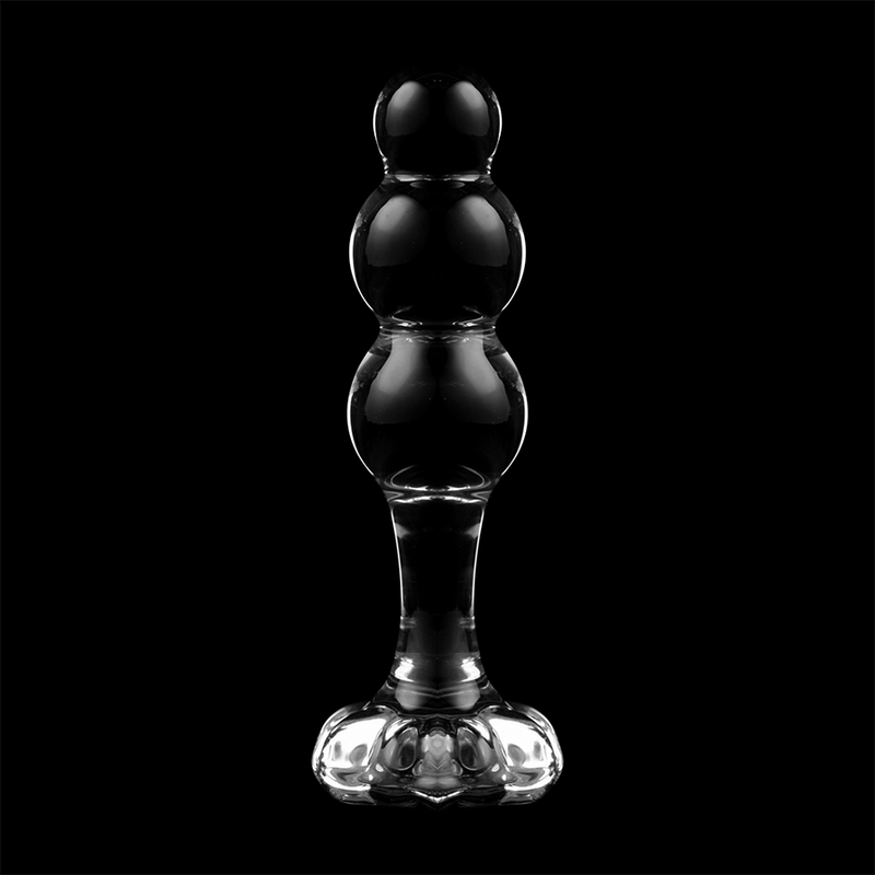 Plug anal verre borosilicate Nebula Series — vue rapprochée