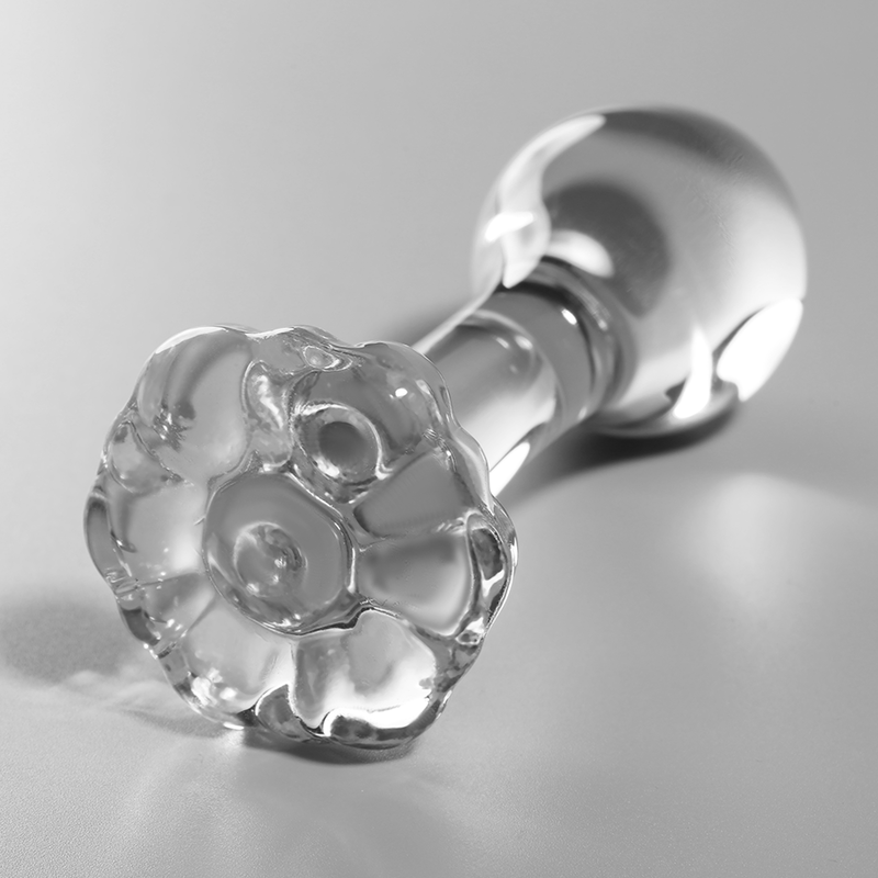 nebula series by ibiza plug anal modele 2 verre borosilicate clair 11 cm o 3 5 cm