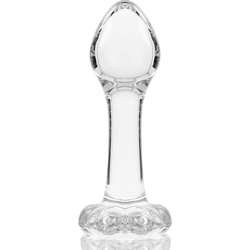 nebula series by ibiza plug anal modele 2 verre borosilicate clair 11 cm o 3 5 cm