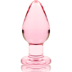 nebula series by ibiza plug anal modele 3 verre borosilicate transparent 11 cm o 5 cm
