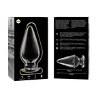 nebula series by ibiza plug anal modele 4 verre borosilicate clair 11 cm o 5 cm