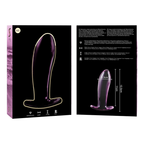 Plug anal modèle 5 verre borosilicate clair 12.5 cm -o- 3.5 cm