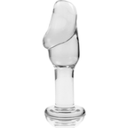 nebula series by ibiza plug anal modele 6 verre borosilicate clair 12 5 cm o 4 cm