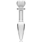 nebula series by ibiza plug anal modele 7 verre borosilicate clair 13 5 cm o 3 cm
