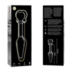 nebula series by ibiza plug anal modele 7 verre borosilicate clair 13 5 cm o 3 cm