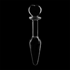 nebula series by ibiza plug anal modele 7 verre borosilicate clair 13 5 cm o 3 cm