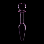 Plug anal modèle 7 verre borosilicate clair 13.5 cm -o- 3 cm
