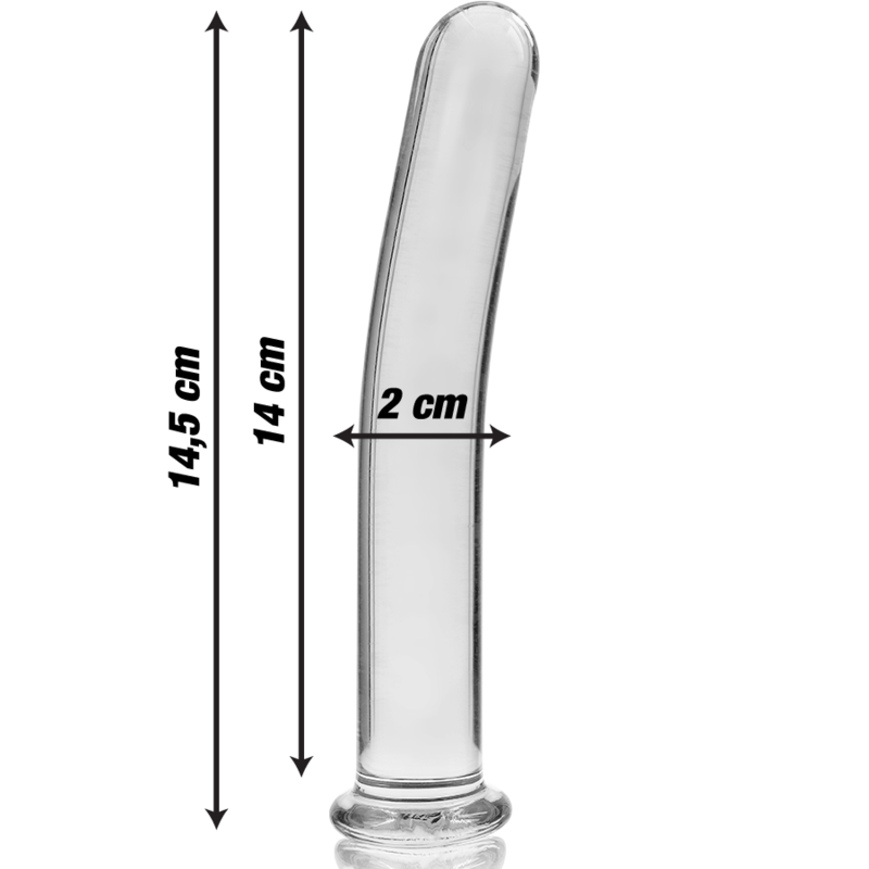 nebula series by ibiza modele 8 gode en verre borosilicate clair 14 5 cm o 2 cm