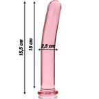 Dimensions du gode Nebula rose 15,5 cm x 2,5 cm.