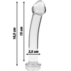 nebula series by ibiza modele 11 gode en verre borosilicate clair 16 cm o 3 cm