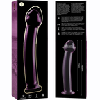 Modèle 11 gode en verre borosilicate clair 16 cm -o- 3 cm