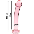 nebula series by ibiza modele 11 gode en verre borosilicate clair 16 cm o 3 cm