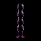Modèle 10 gode en verre borosilicate clair 16.5 cm -o- 3.5 cm