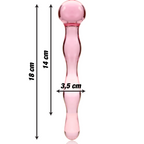 nebula series by ibiza modele 13 gode en verre borosilicate clair 18 cm o 3 5 cm