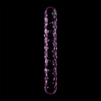 Modèle 15 gode en verre borosilicate clair 18.5 cm -o- 3 cm