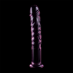 Modèle 16 gode en verre borosilicate clair 18.5 cm -o- 3 cm