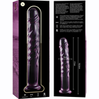 Modèle 16 gode en verre borosilicate clair 18.5 cm -o- 3 cm