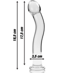 nebula series by ibiza modele 18 gode en verre borosilicate clair 18 5 cm o 3 5 cm