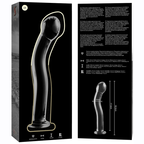 nebula series by ibiza modele 18 gode en verre borosilicate clair 18 5 cm o 3 5 cm