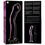 Modèle 18 gode en verre borosilicate clair 18.5 cm -o- 3.5 cm