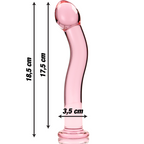nebula series by ibiza modele 18 gode en verre borosilicate clair 18 5 cm o 3 5 cm