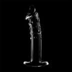 nebula series by ibiza modele 19 gode en verre borosilicate clair 18 5 cm o 4 cm