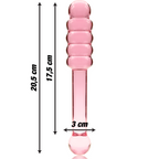nebula series by ibiza modele 20 gode en verre borosilicate clair 20 5 cm o 3 cm