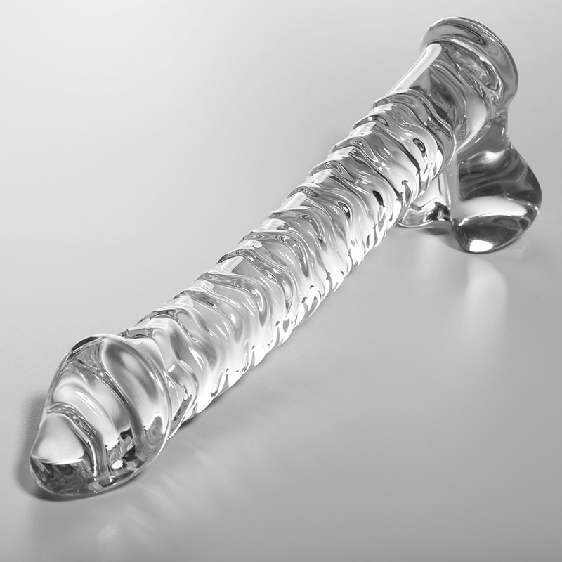 nebula series by ibiza modele 23 gode en verre borosilicate clair 21 5 cm o 4 cm