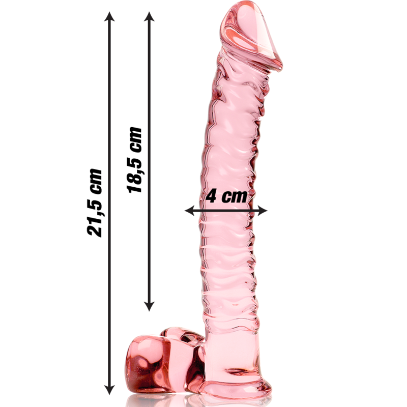 nebula series by ibiza modele 23 gode en verre borosilicate clair 21 5 cm o 4 cm