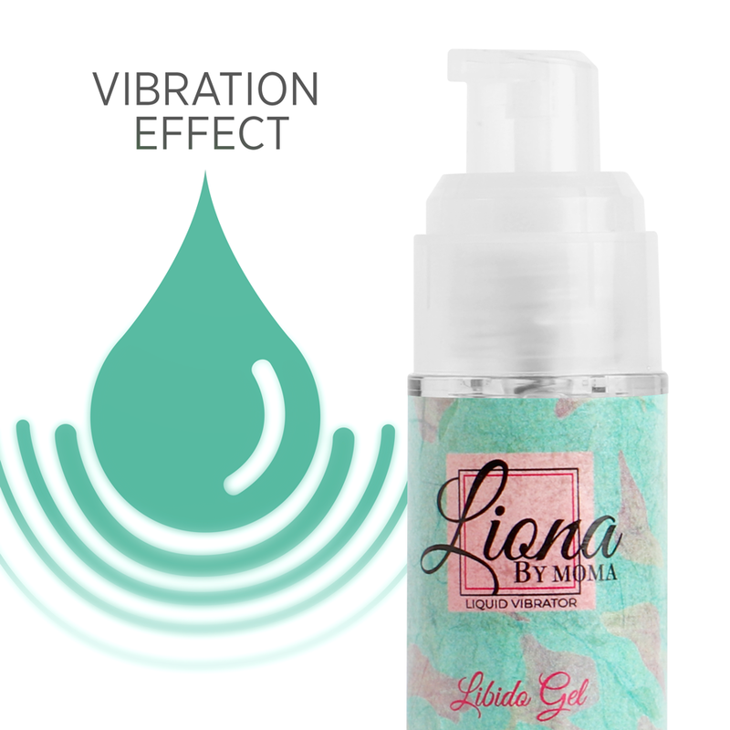 Gel stimulant intime effet vibrant ressenti — détail texture surface