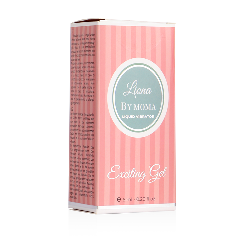 Gel stimulant liquide 6 ml effet immédiat — détail texture surface