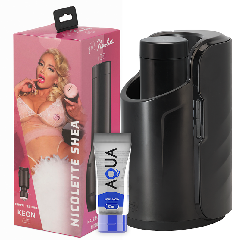 Masturbateur automatique connecté avec stroker et lubrifiant — vue principale