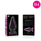 nebula series by ibiza plug anal modele 4 verre borosilicate clair 11 cm o 5 cm