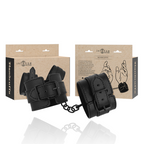 Menottes BDSM Intense en cuir synthétique réglables pour les poignets