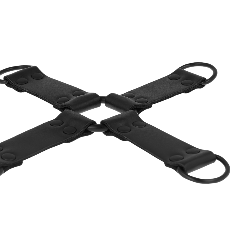 Attache multiple mains pieds cuir synthétique — vue de profil