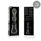 nebula series by ibiza modele 21 gode en verre borosilicate clair 20 5 cm o 3 5 cm