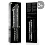 nebula series by ibiza modele 24 gode en verre borosilicate clair 28 5 cm o 5 cm