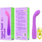 Vibromasseur point G chauffant lavande Bgee Heat — vue de profil